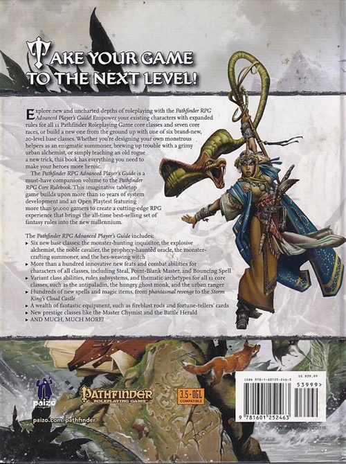 Pathfinder Roleplaying Game Advanced Players Guide (Genbrug)